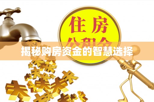 黄龙揭秘购房资金的智慧选择