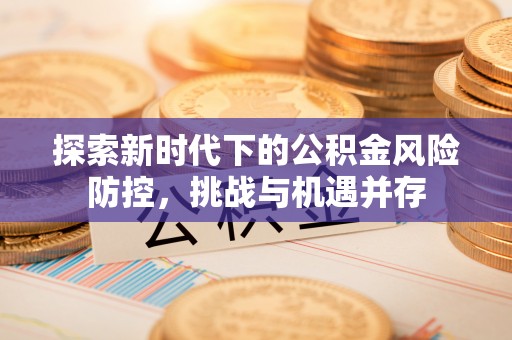 黄龙探索新时代下的公积金风险防控，挑战与机遇并存