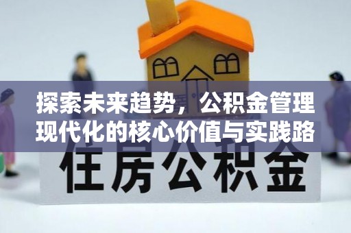 黄龙探索未来趋势，公积金管理现代化的核心价值与实践路径