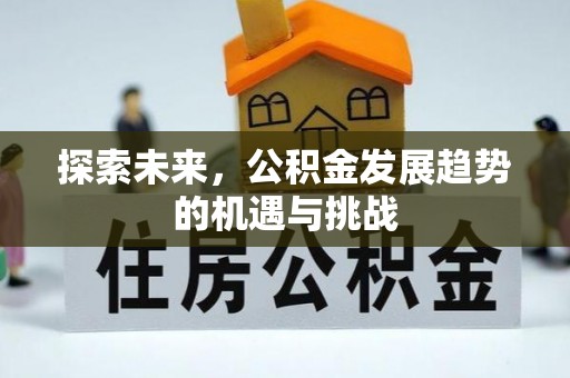 黄龙探索未来，公积金发展趋势的机遇与挑战