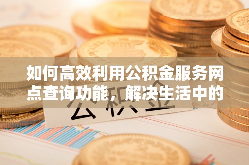 黄龙如何高效利用公积金服务网点查询功能，解决生活中的资金难题